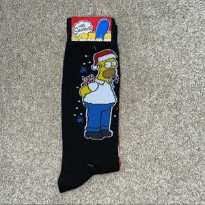 2 pack the Simpsons Christmas socks